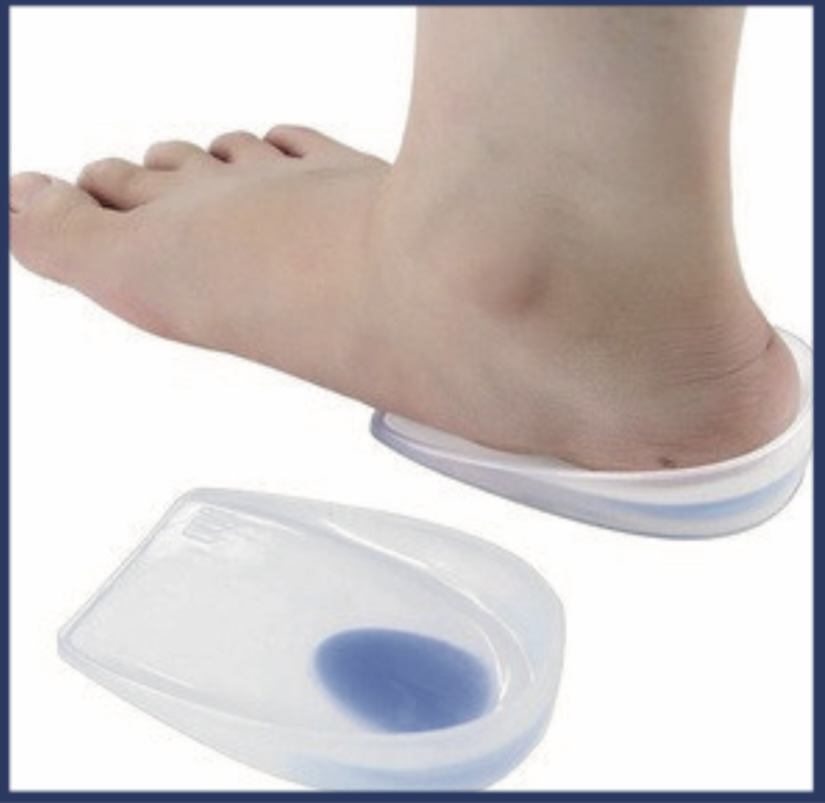 Silicone heel cushion foot support